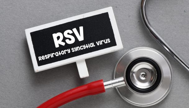 Rsv,Viruses,On,A,Black,Chalk,Board,Next,To,A